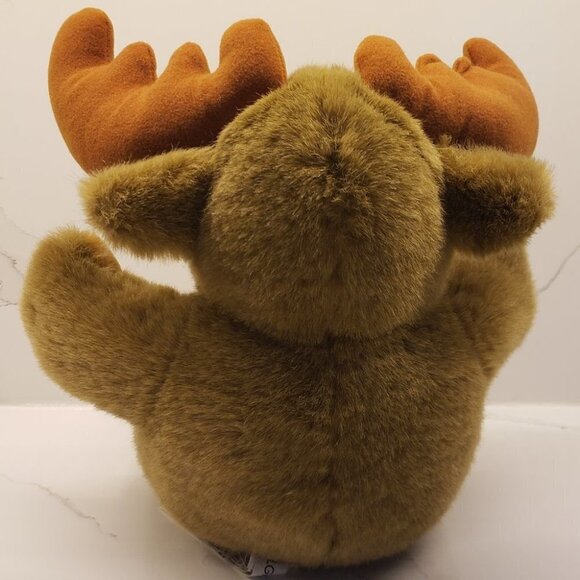 Ikea Plush Brown Moose Rust Color Antlers 17" l Antlers Stuffed Animal - Picture 3 of 10